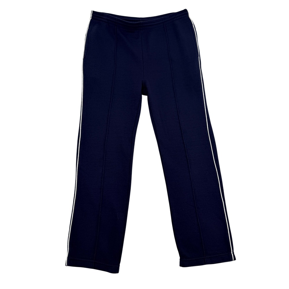 Christian Dior Monsieur Vintage Track Pants Navy Blue White Stripe Mens Medium